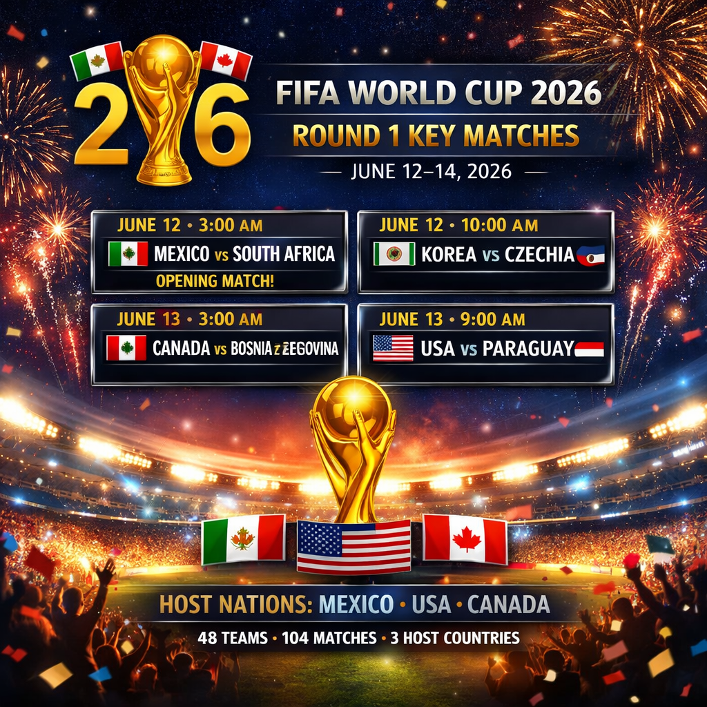 World Cup 2026 Round 1